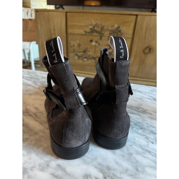 Paul Smith Black Suede Harrow Chelsea Boots main image 4